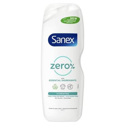 Sanex Gel douche Hydratant Zero% tous types de peaux, 725ml