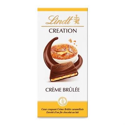 Lindt Chocolat création la crème brûlée, 150g