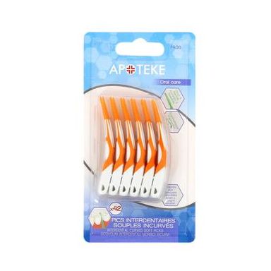Apoteke Bâtonnet interdentaires souples et incurvés, 42 bâtonnets