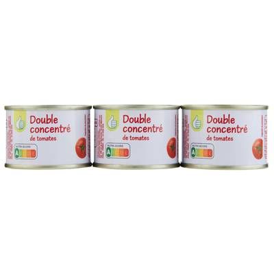Pouce Double concentré de tomates, 3x70g