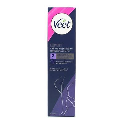 Veet Expert Crème Dépilatoire Expert Corps Et Jambes Peaux Sensibles, 200ml