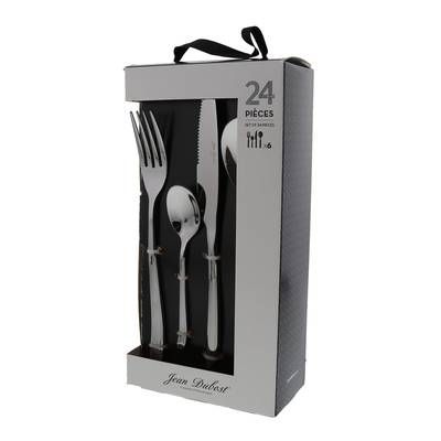 Jean Dubost Couvert en boite cadeau, 24 pièces