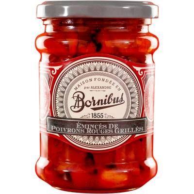 Bornibus Emincés de Poivrons Rouges Grillés, 145g