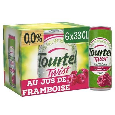 Tourtel Twist Framboise 0.00° (format boite), 6x33cl
