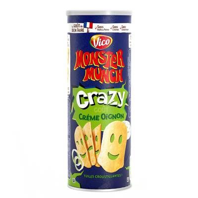 Monster Munch Crazy Crème et Oignon, 150g
