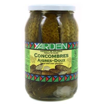 Yarden Concombres Aigres-Doux, 490g