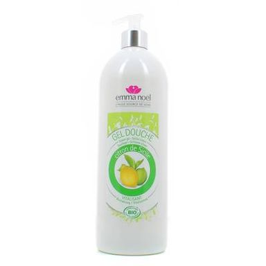 Emma Noel Gel Douche au Citron de Sicile Cosmébio, 1L
