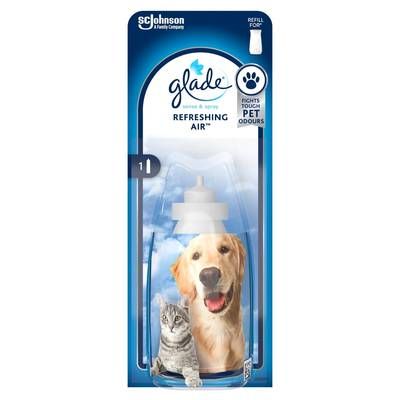 Glade Désodorisant Combat les odeurs d'animaux recharge, 18ml