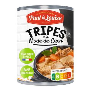 Paul & Louise Tripes à la mode de Caen, 400g