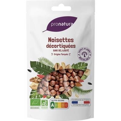 Pronatura Noisettes décortiquées de Turquie Bio, 250g