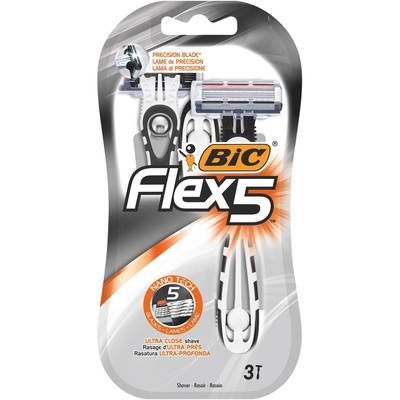 Bic Rasoirs jetables flex 5, 3 rasoirs