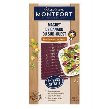 Montfort Magret de Canard Fumé Séché, 80g