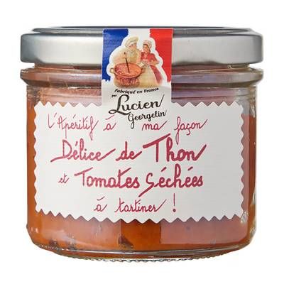 Lucien Georgelin Délice de Thon Tomate Séchée - A tartiner, 100g