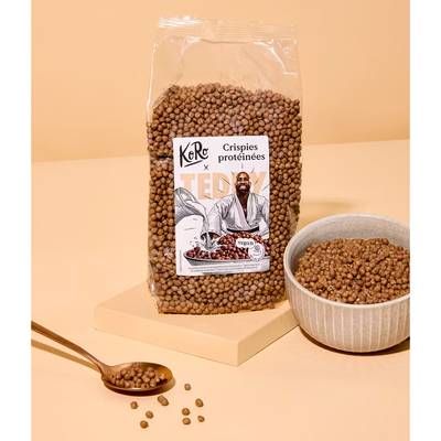 Koro Crispies Protéinées au cacao - Teddy Riner, 250g