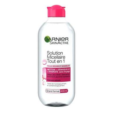 Garnier SkinActive  Micellaire Tout en 1 Peaux Sèches & Sensibles, 400ml
