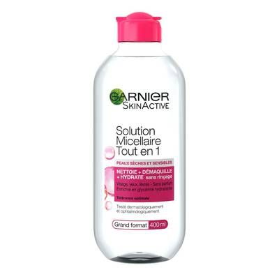Garnier SkinActive  Micellaire Tout en 1 Peaux Sèches & Sensibles, 400ml