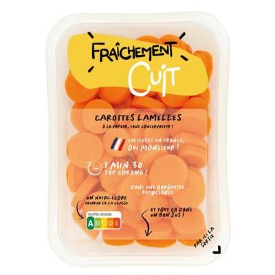Fraîchement Cuit Carottes Lamelles, 280g