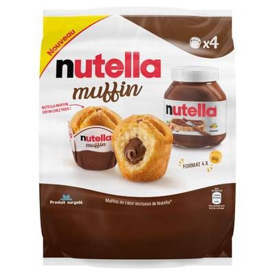 Nutella Muffins au nutella, 4x66g