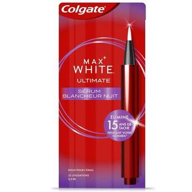 Colgate Sérum Blancheur Nuit Pour Dents Max White Ultimate, 3ml