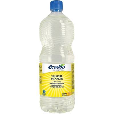 Ecodoo Vinaigre ménager Ecocert 12% d'acidité, 1L