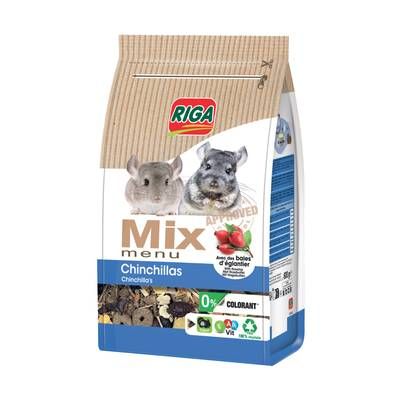 Riga Menu Mix pour Chinchillas, 600g