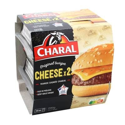Charal Burgers Cheese, 2x145g
