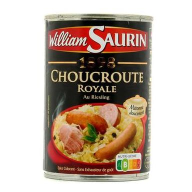 William Saurin Choucroute Royale au Riesling, 400g