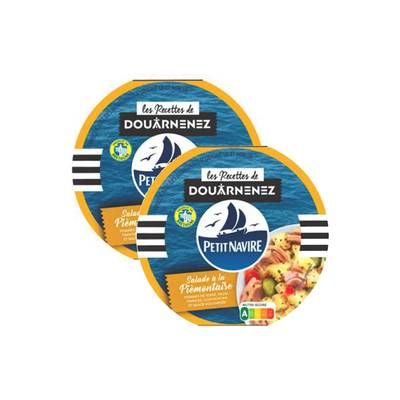 Petit Navire Salade à la Piémontaise - Pommes de terre, thon, tomates, Lot de 2x220g