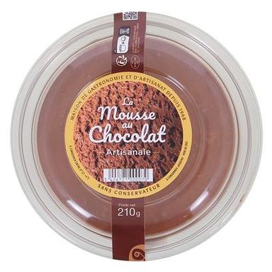 La Hulotte Mousse au Chocolat Artisanale, 210g