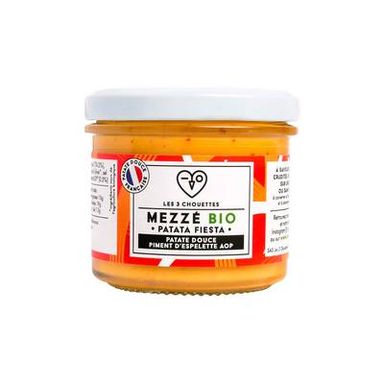 Les 3 Chouettes Mezze Patate Douce Piment Bio, 100g