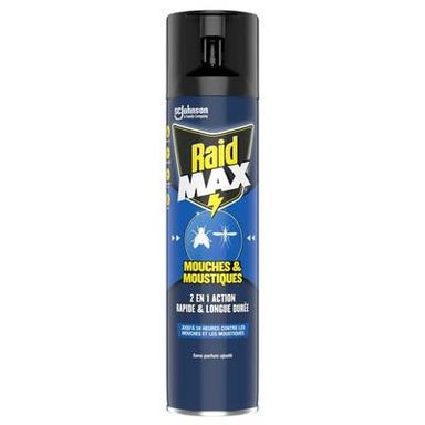 Raid Max Spray insecticide moustiques et mouches, 400ml