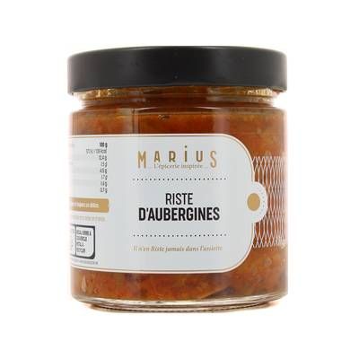 Marius, L'Épicerie Inspirée Riste d'Aubergines, 350g