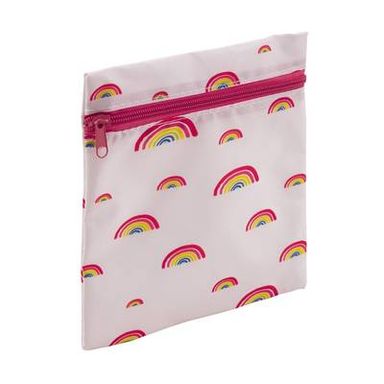 Dotz Sac à sandwich réutilisable avec tirette arc-en-ciel, 17,8 x 29,3 cm
