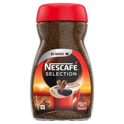 Nescafé Sélection, café soluble corsé et intense, 100g