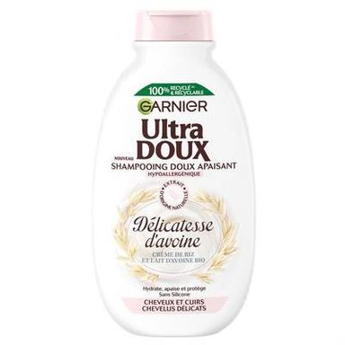 Garnier - Ultra Doux Shampooing Doux Apaisant Délicatesse d'Avoine, 250ml
