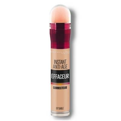 Gemey Maybelline Fond de teint correcteur effaceur nu, 07 SABLE 1 pièce