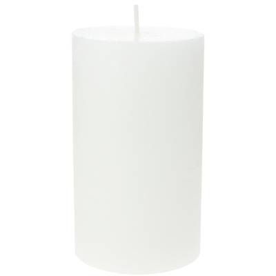 Ambiances Devineau Bougie cylindrique rustique colorée or blanc 70H120, 1 bougie