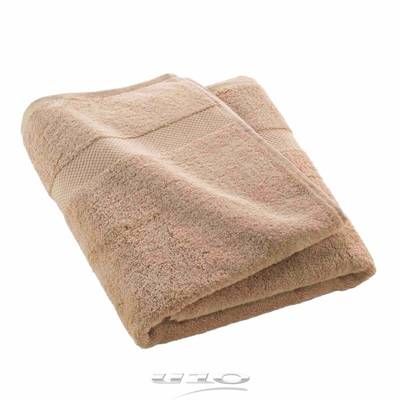 Douceur D Interieur Drap de bain éponge noisette, 90 x 150 cm