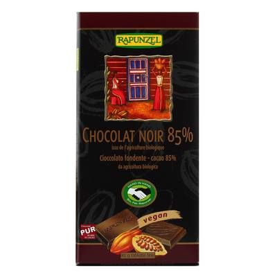Rapunzel Chocolat bio noir 85% vegan, 80g