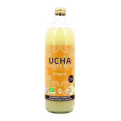 UCHA Ginger Beer Bio 0%alc., 75cl
