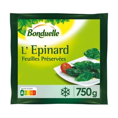 Bonduelle Epinards Feuilles entières, 750g