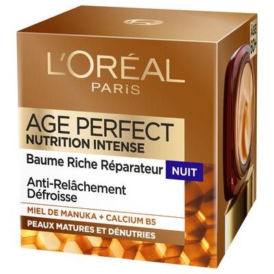 L'Oréal Crème de nuit Riche Réparatrice Age perfect nutrition intense, 50ml