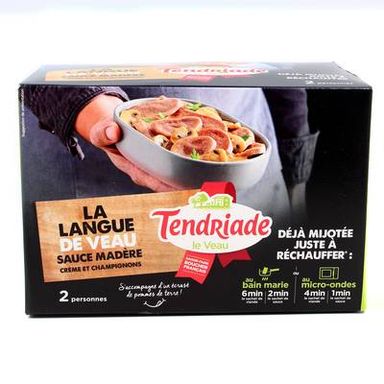 Tendriade Langue de Veau Sauce Madère, 350g