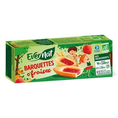Evernat Barquettes o'fraises bio, 120g