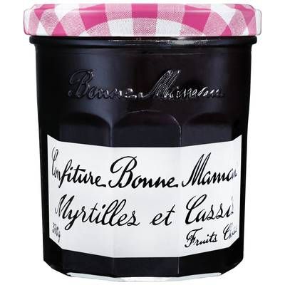 Bonne Maman Confiture myrtilles et cassis, 370g