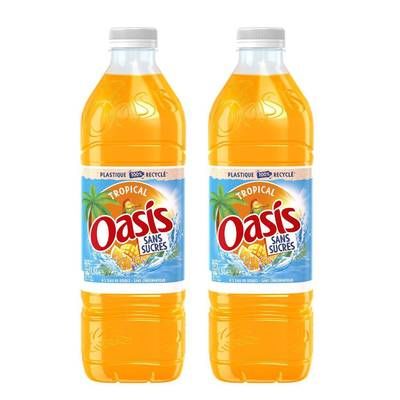 Oasis Tropical ZERO, Lot de 2x1,5L