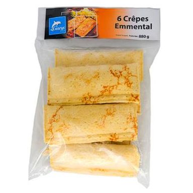 Gineys Crêpes géantes emmental, 6 Crêpes - 800g
