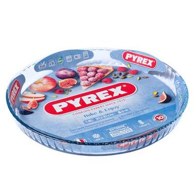 Pyrex Moule à tarte verre 31 cm Pyrex Bake & Enjoy, 31 cm