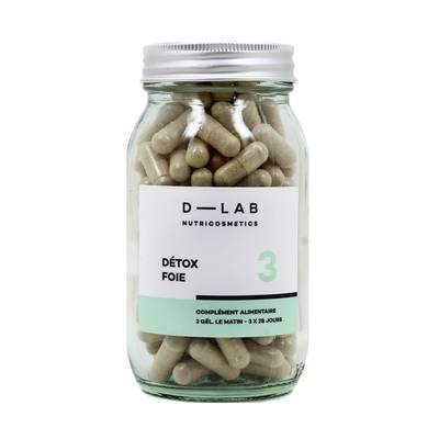 D-Lab Détox Foie - 3 mois, 168 gélules