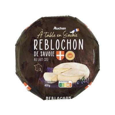 Auchan Terroir Reblochon de Savoie AOP fruité, 450g